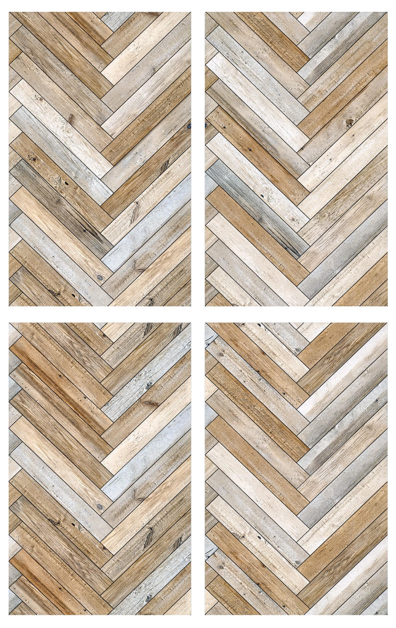 Rustic Herringbone | Rub On Transfer | Dixie Belle Paint | 24" x 38"