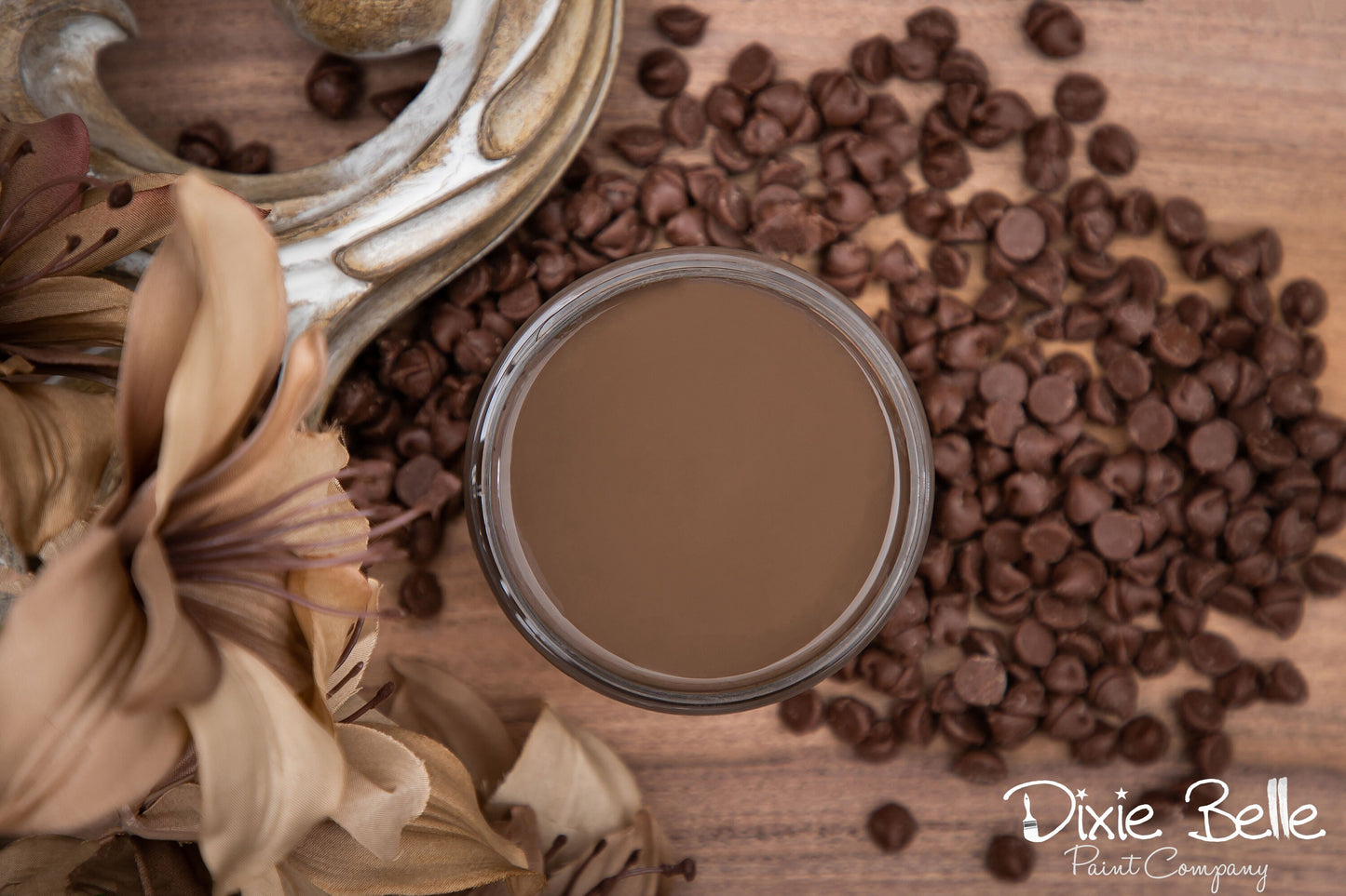 Chocolate 4oz and 8oz | Chalk Mineral Paint | Dixie Belle Paint Company | 4oz and 8oz
