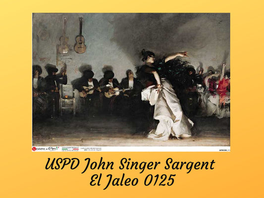 John Sargent El Jaleo | Rice Paper Decoupage | Paper Designs | John Sargent El Jaleo | A4