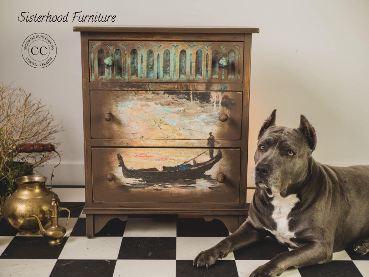 Chocolate 4oz and 8oz | Chalk Mineral Paint | Dixie Belle Paint Company | 4oz and 8oz