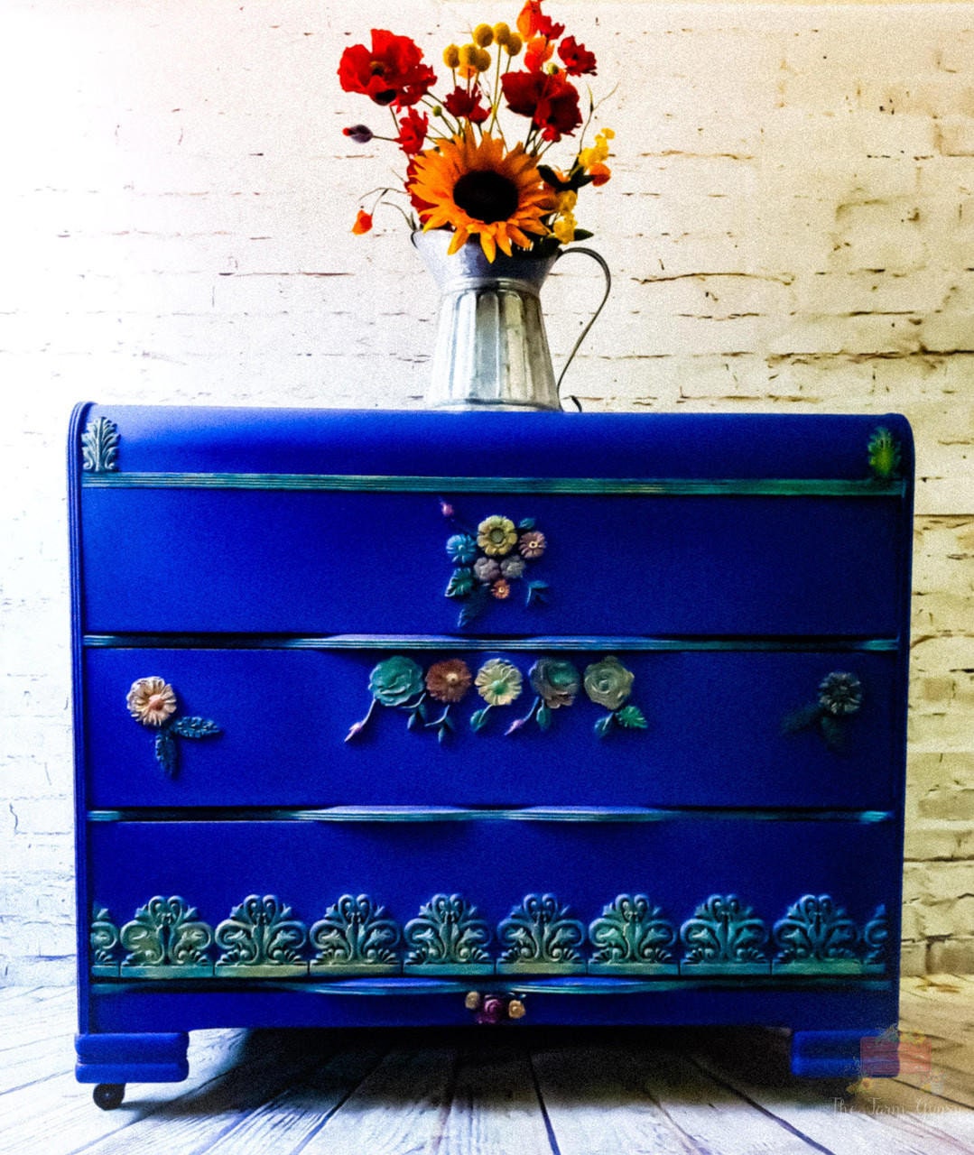 Cobalt 4oz and 8oz | Dixie Belle Chalk Mineral Paint | No VOC | Chalk Paint for Furniture | Water Based Paint | 4oz and 8oz