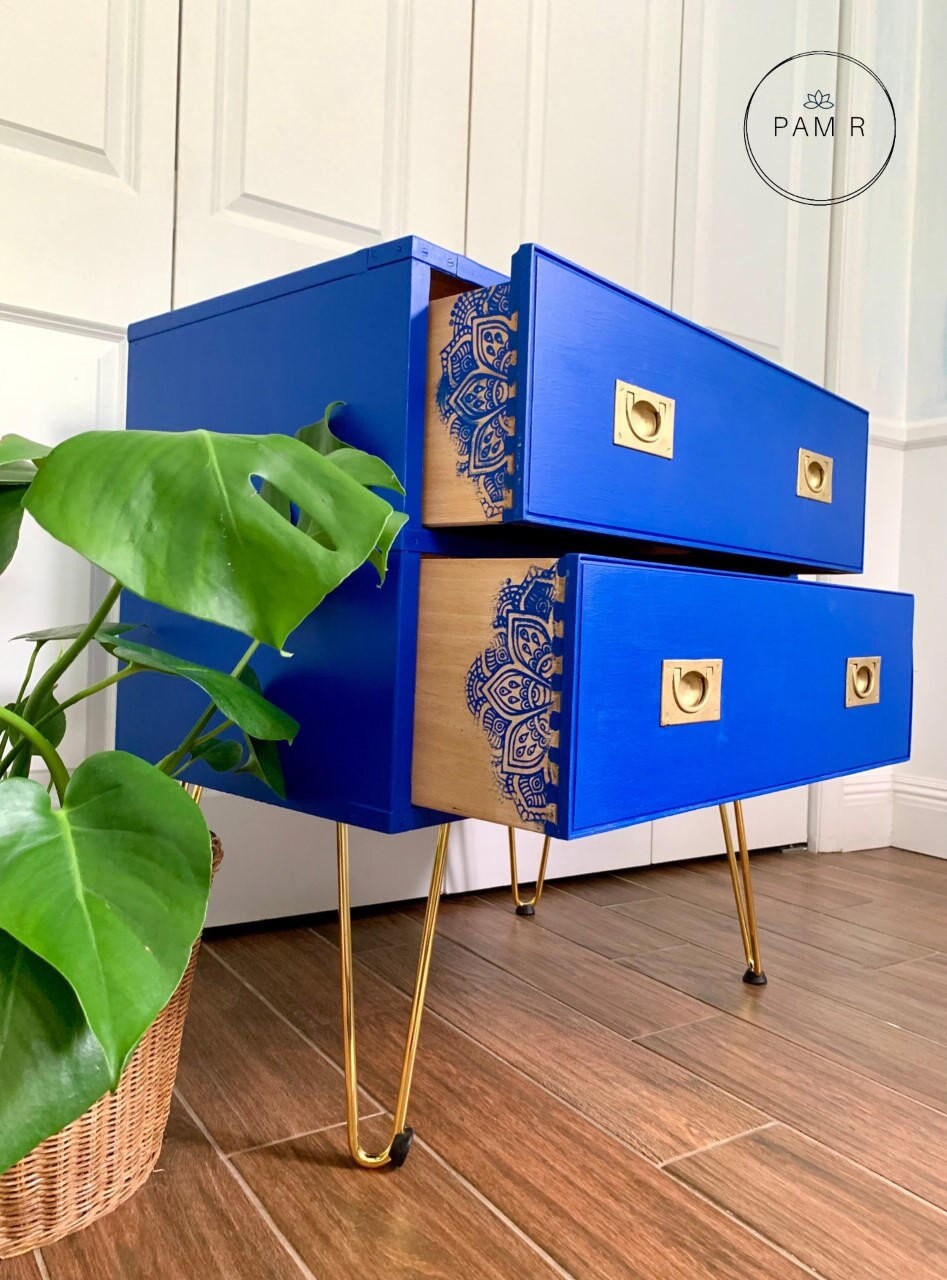 Cobalt 4oz and 8oz | Dixie Belle Chalk Mineral Paint | No VOC | Chalk Paint for Furniture | Water Based Paint | 4oz and 8oz