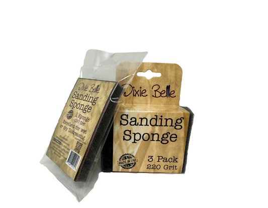 Sanding Sponge | 220 Grit | Dixie Belle Paint Company | 1 or 3 Pack