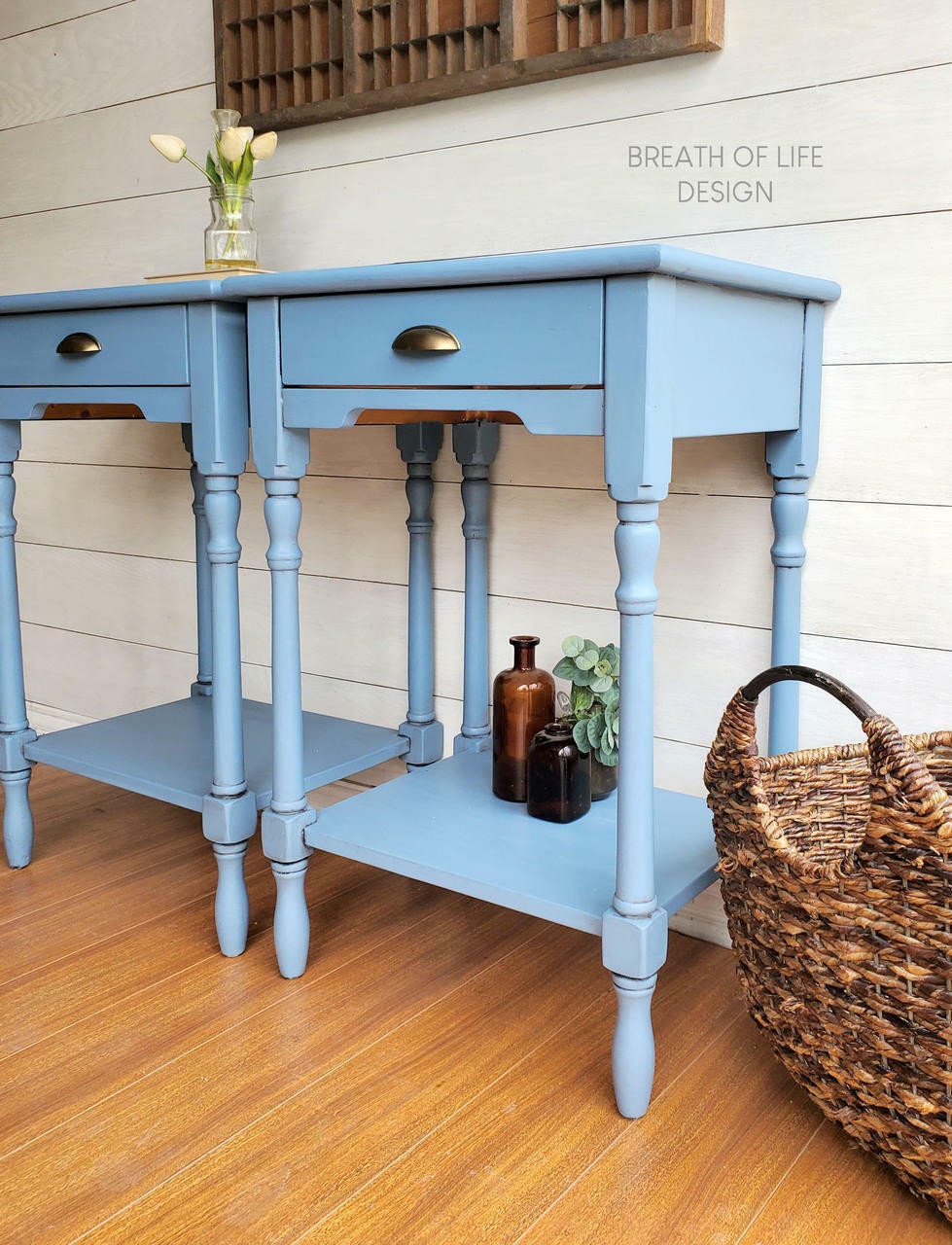 Dusty Blue 4oz and 8oz | Dixie Belle Chalk Mineral Paint | No VOC | Chalk Paint for Furniture | Water Based Paint | 4oz and 8oz