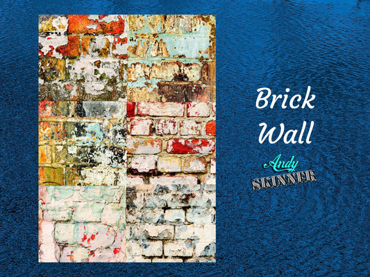 Brick Wall | Andy Skinner | Rice Paper Decoupage | A4, A3 | RETIRED