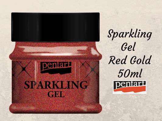 Red Gold | Sparkling Gel | Pentart | 50ml