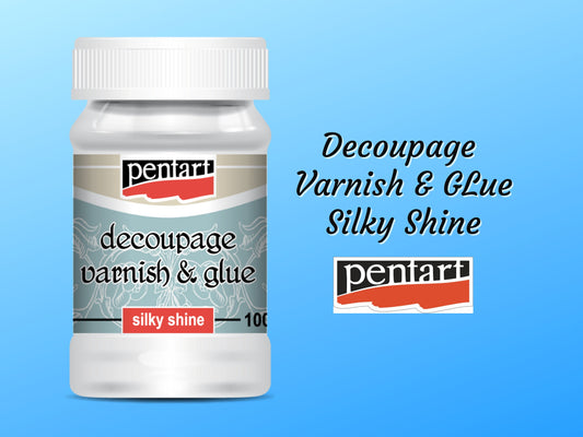 Silky Shine | Decoupage Varnish & Glue | Mixed Media | Pentart | 100ml