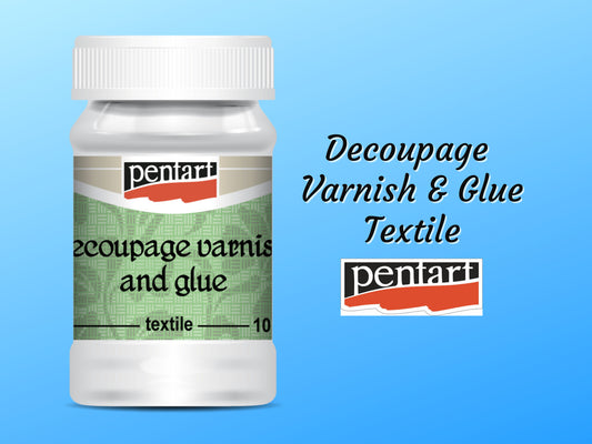 Textile | Decoupage Varnish & Glue | Pentart | Mixed Media | 100ml