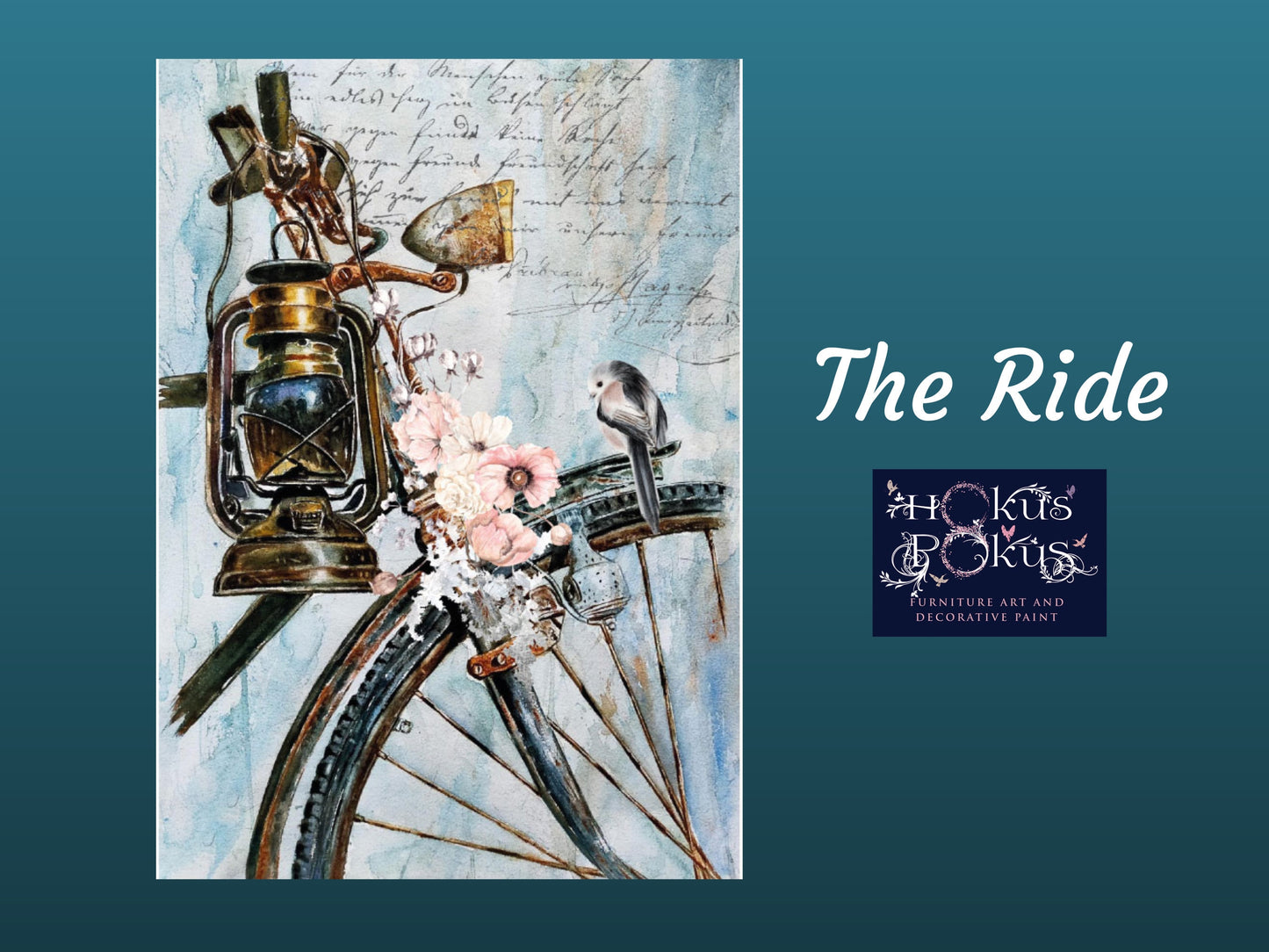 The Ride Decoupage | Décor-Weave Decoupage | Hokus Pokus | A1 31.85" x 31.72"