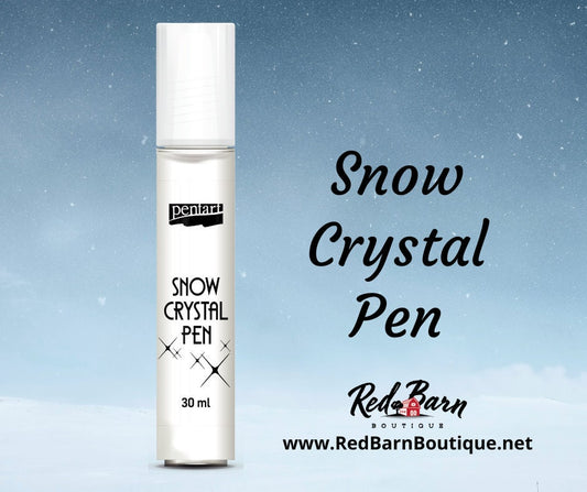Snow Crystal Pen | Pentart | Create Realistic Sparkling Snow | 30ml