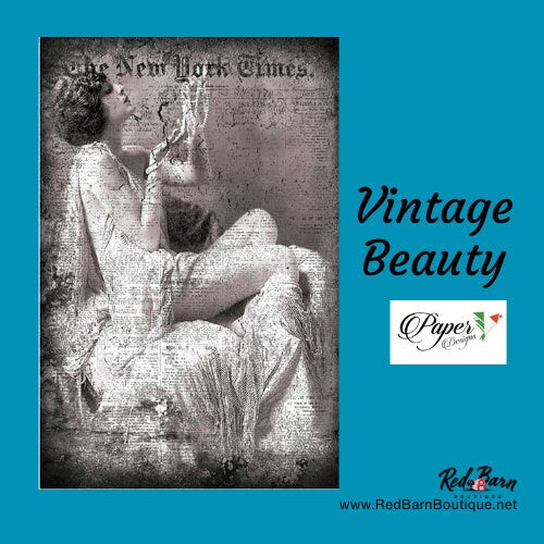 Vintage Beauty | Old Photos 0109 | Rice Paper Decoupage | US Paper Designs | A2 & A1