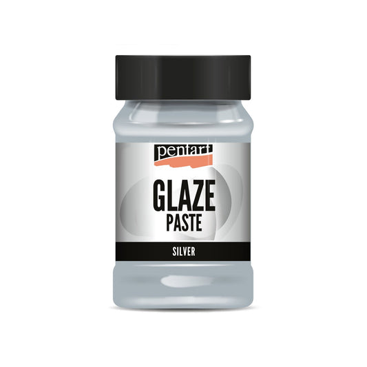 Silver Glaze Paste | Pentart | Mixed Media | 100ml