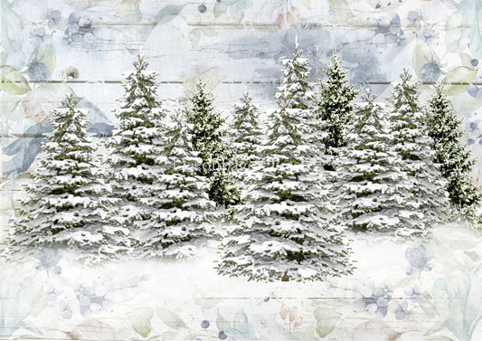 Woodland Trees | Rice Paper Decoupage | Decoupage Queen | A4 & A3