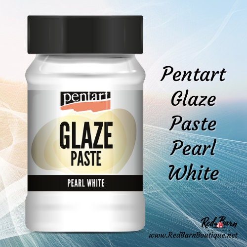 Pearl White | Glaze Paste | Pentart | Mixed Media | |texture Paste | 100ml