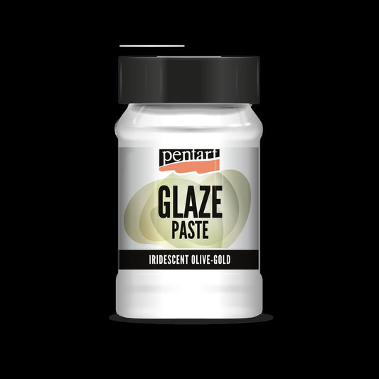 Iridescent Olive-Gold | Glaze Paste | Pentart | Mixed Media | |texture Paste | 100ml