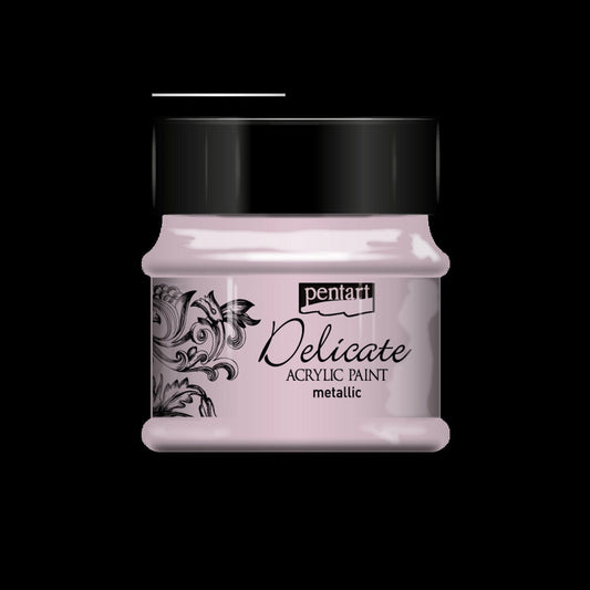 Purplish Silver | Delicate Metallic Acrylic Paint | Metallic | Mixed Media | Pentart | 50ml