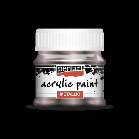 Sparkling Violet | Acrylic Paint | Metallic | Mixed Media | Crafting Paint | Pentart | 50ml