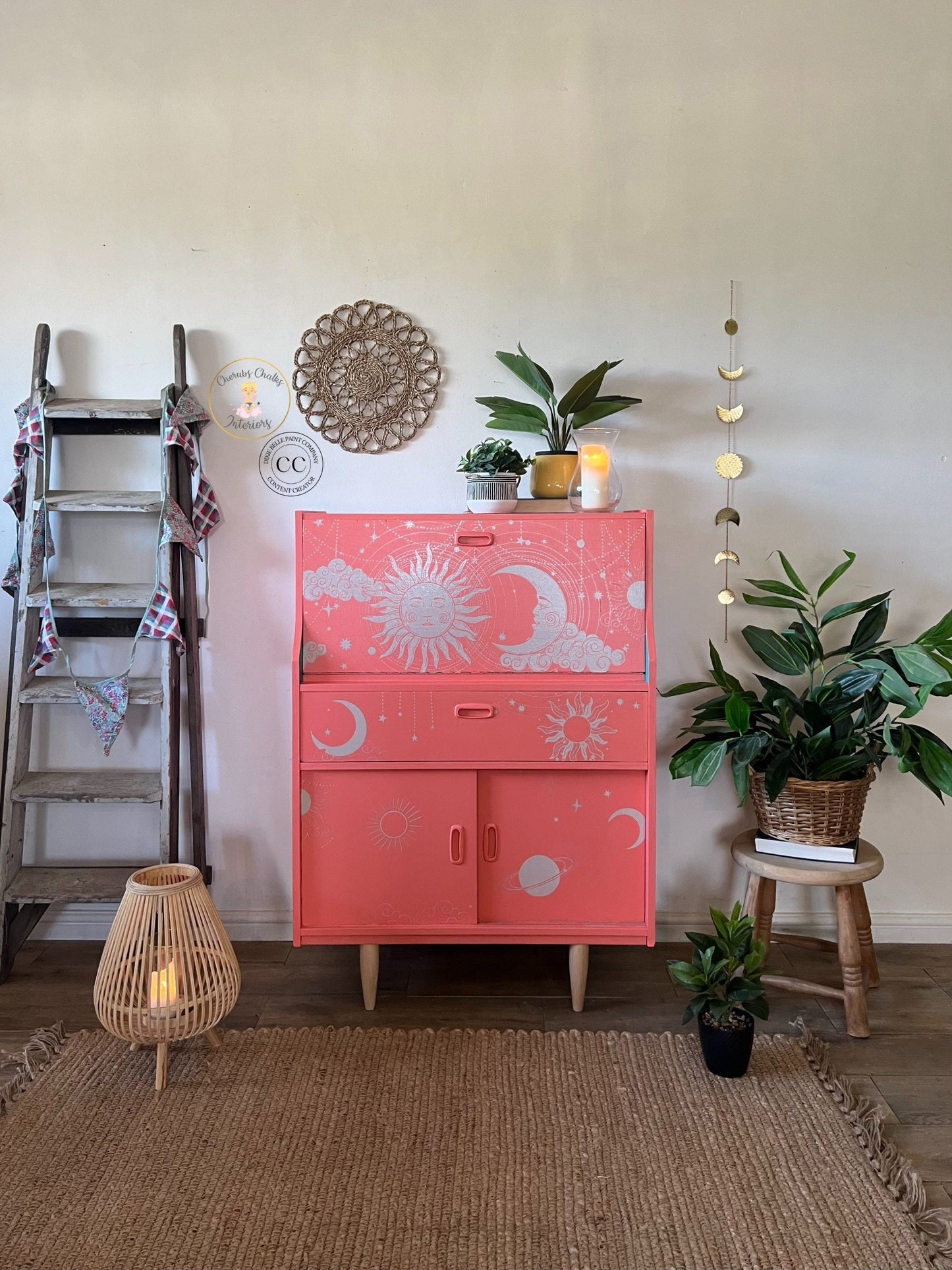 Lani's Celestial Dream | Dixie Belle Paint Company | Belles and Whistles | Rub On Transfer For Furniture | 24" x 37"