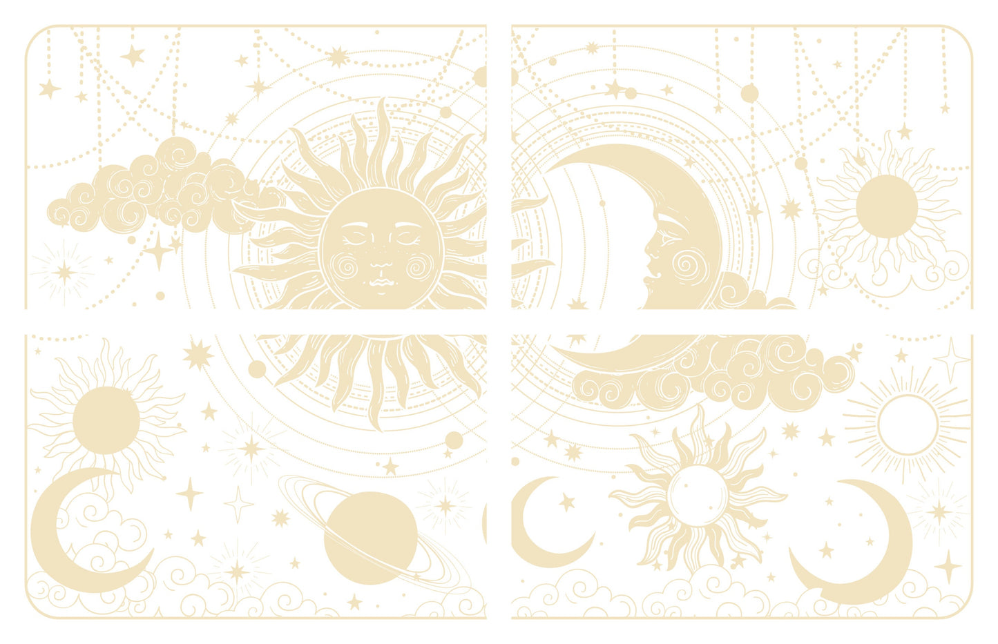 Lani's Celestial Dream | Dixie Belle Paint Company | Belles and Whistles | Rub On Transfer For Furniture | 24" x 37"