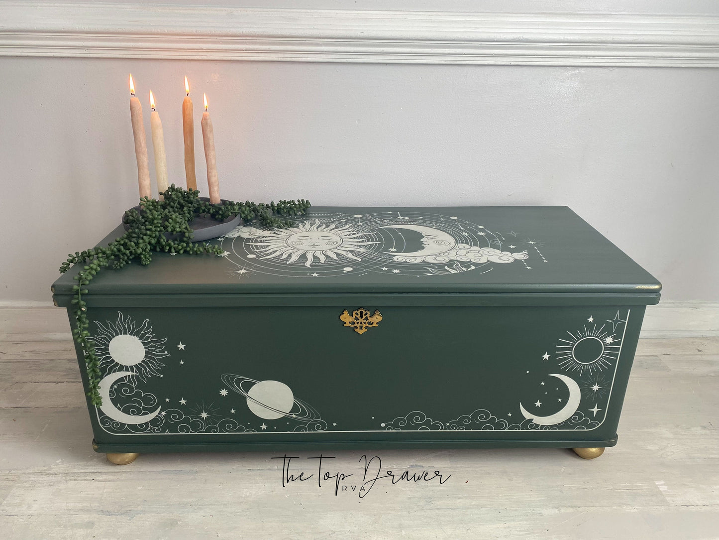 Lani's Celestial Dream | Dixie Belle Paint Company | Belles and Whistles | Rub On Transfer For Furniture | 24" x 37"