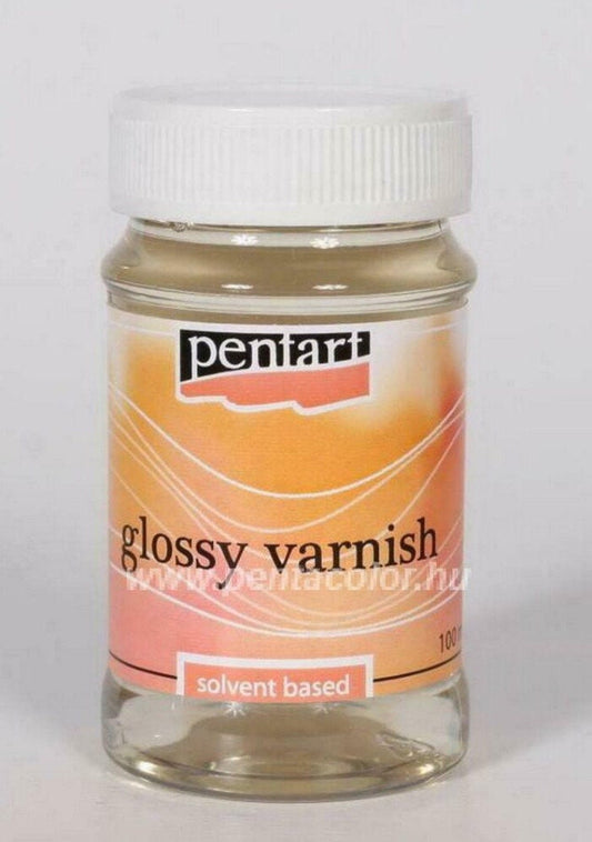 Antique Looking Varnish | Glossy | Solvent Based | Pentart | 100ml