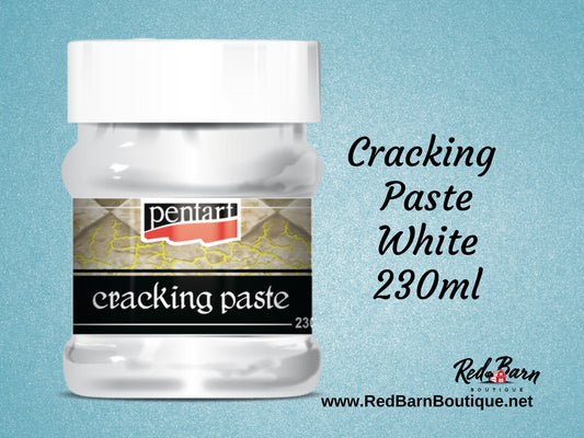 Cracking Paste | White | Pentart | 2nd Component to Universal Cracking Primer | 230ml