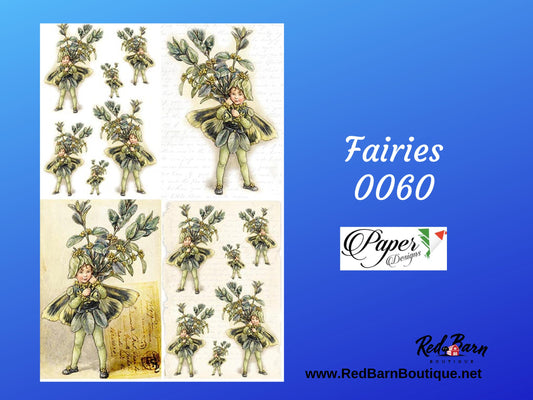 Fairies 0060 | Rice Paper Decoupage | Paper Designs | A4