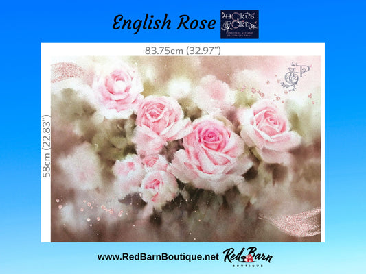 English Rose NEW | Hokus Pokus Décor-Weave Decoupage | A1 32.97" x 22.83"