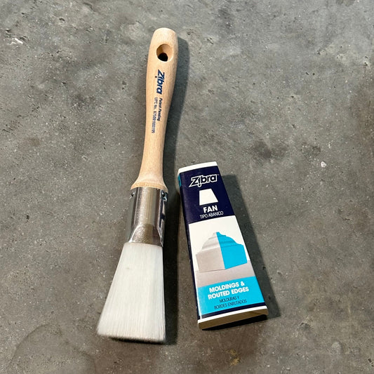 Fan Paint Brush | 1.5 | Zibra Paint Brushes | Sythetic Paint Brush
