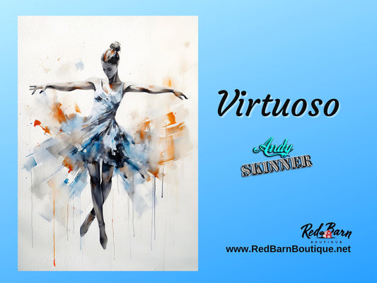 Virtuoso | Andy Skinner | Rice Paper Decoupage | Decoupage Queen | 2 Sizes