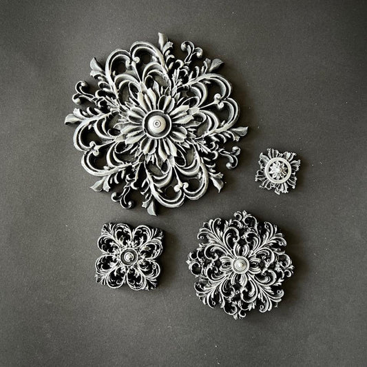 Round Ornaments | Décor Moulds | LaBlanche | 8" x 5" | Limited Edition | Will Sell Out