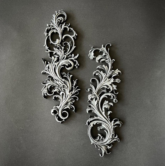 Curved Ornaments | Décor Moulds | LaBlanche | 8" x 5" | Limited Edition | Will Sell Out