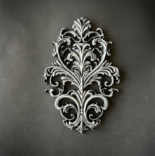Baroque Emblem | Décor Moulds | Silicone Mould | LaBlanche | 8" x 5" | Limited Edition | Will Sell Out