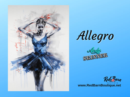 Allegro | Andy Skinner | Rice Paper Decoupage | Decoupage Queen | 2 Sizes