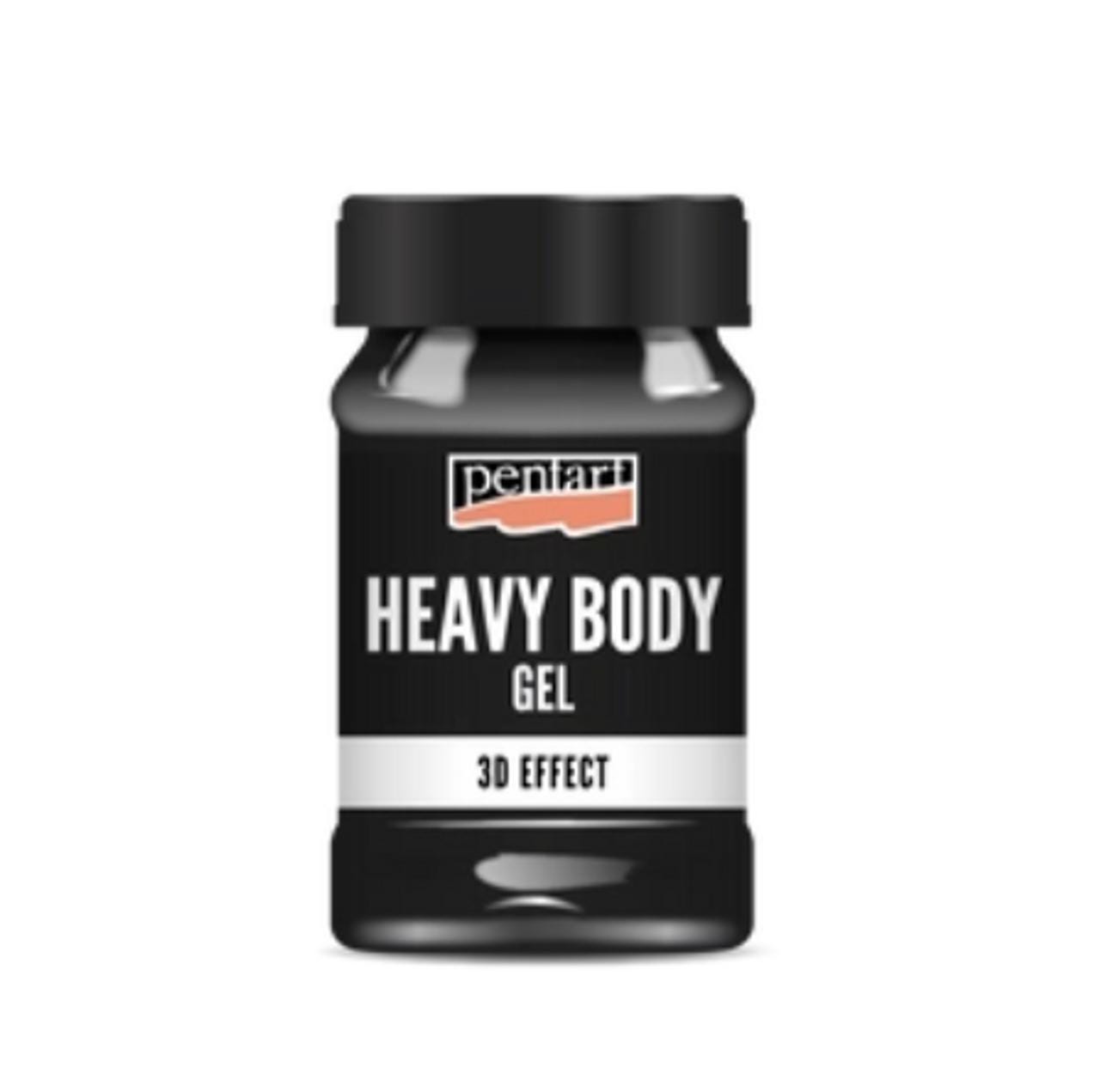 Heavy Body Gel | Black | Glossy | Mixed Media | Pentart | 100ml