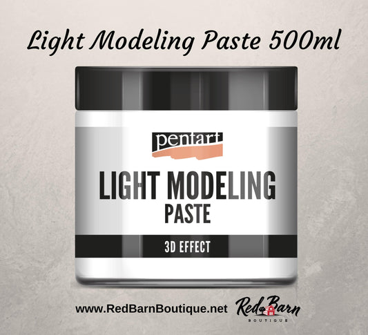 Light Modeling Paste | Pentart | Mixed Media | Textured Paste | 500ml