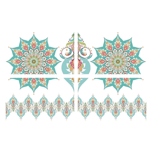 Kaleidoscope | Dixie Belle Paint Company | Belles and Whistles | Rub On Transfer For Furniture | 24" x 37"