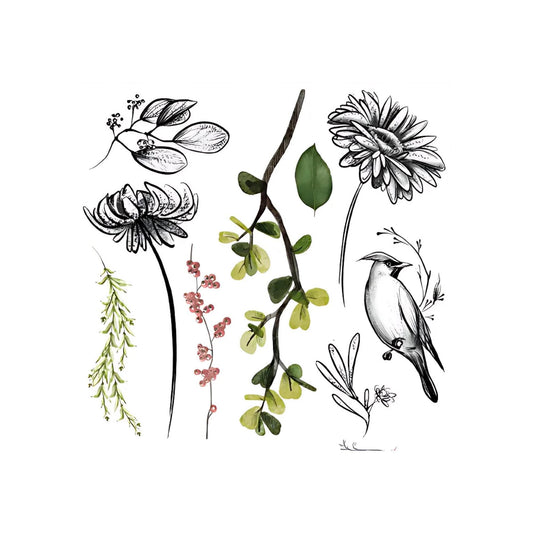 A New Day | 3 Different Designs | Rub On Furniture Transfers | Hokus Pokus | Furniture Decals | Petite Transfer | 3 Sheets