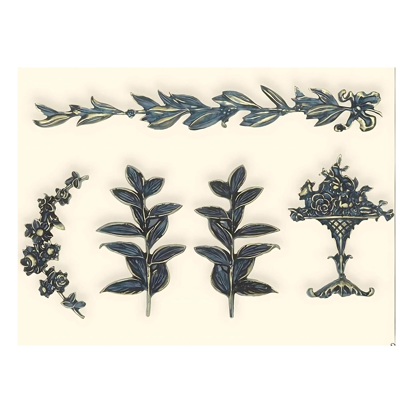 Blatter Leaves | Décor Moulds | Leaves | LaBlanche | 8" x 5"