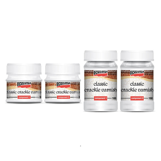 Classic Crackle 2 Step | Pentart | 100ml Set | 50ml or 100ml