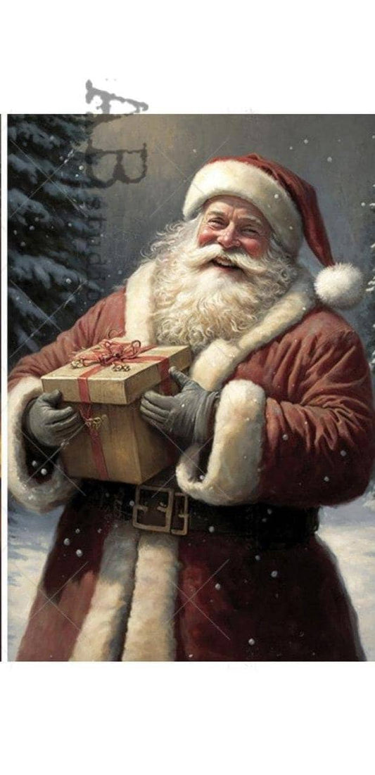 Two Santas | Rice Paper Decoupage | AB Studios 2103 | A4