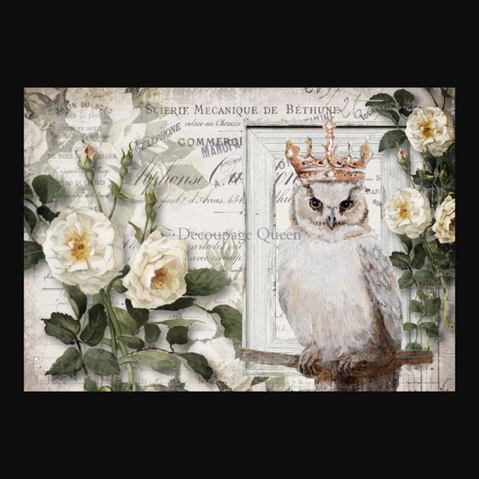 Wise Friends | Rice Paper Decoupage | Decoupage Queen | A4