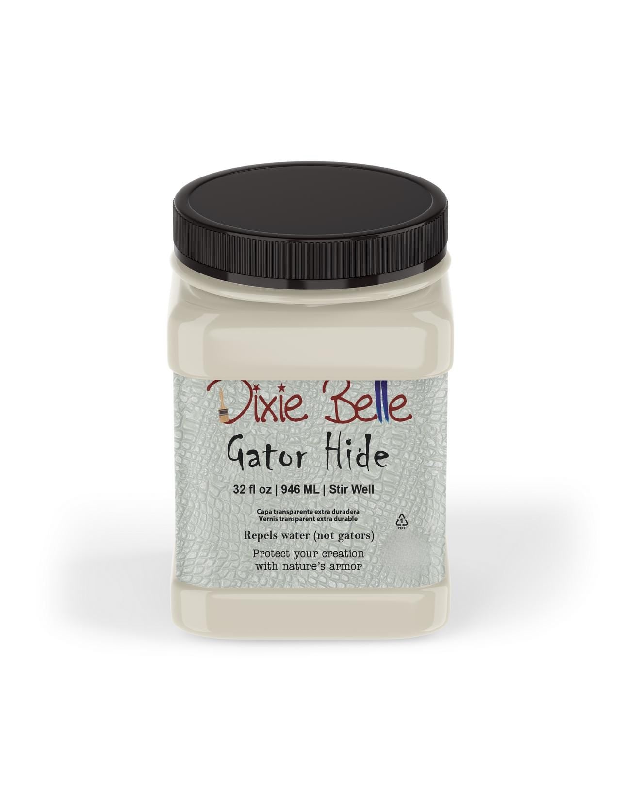 Gator Hide 2 Sizes | Water-repellent Sealer | toughest Top Coat | Dixie Belle Paint Company | 16oz or 32oz