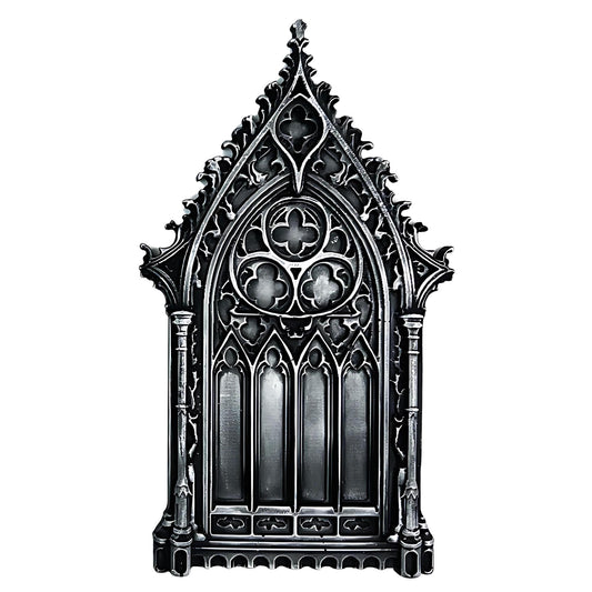 Gothic Window | Décor Moulds | Decoupage Queen | 8" x 5" | Mixed Media | Limited Edition