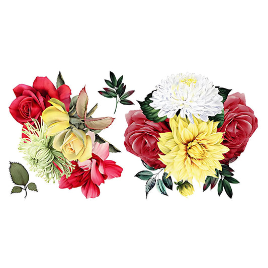 The Florist 3 Designs | Rub On Furniture Transfers | Hokus Pokus | Furniture Decals | 37" x 24"