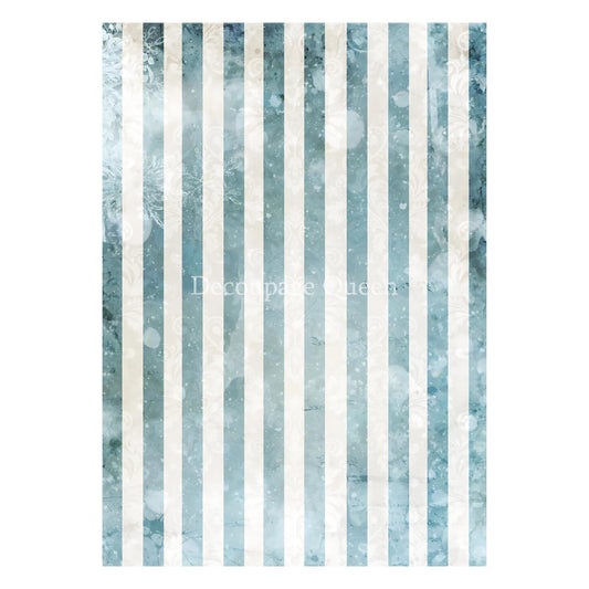 Fairy Tale Stripes | Rice Paper Decoupage | Decoupage Queen | New | A4 & A3