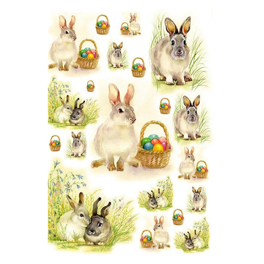 Easter Scenes 1 | Rice Paper Decoupage | Holiday 0035 | Paper Designs Italy | A4
