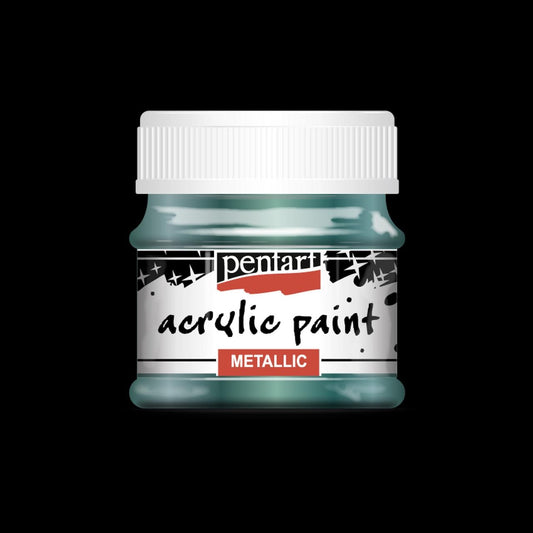 Teal | Acrylic Metallic Paint | Mixed Media | Pentart | 50ml
