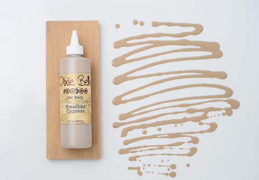 Bleached Cypress Voodoo Gel Stain | Dixie Belle Paint Company  | Water Based Stain | Furniture and Crafting Stain | 8oz