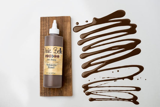 Tobacco Road | Voodoo Gel Stain | Dixie Belle Paint Company | Water Based Stain | Furniture and Crafting Stain | 8oz